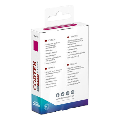 Ultimate Guard Cortex Sheeves Matte Japanse maat (60) - roze