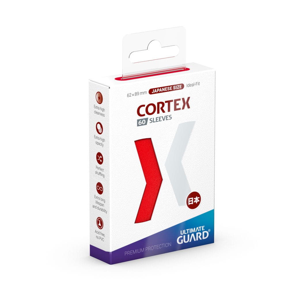 Ultimate Guard Cortex Mouwen Japanese maat (60) - Rood