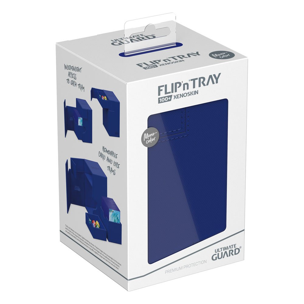 Ultimate Guard Flip'n'tray 100+ Xenoskin - Blauw