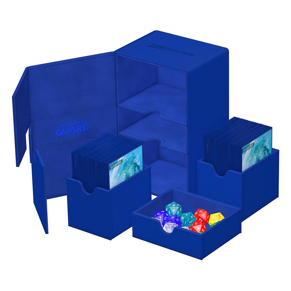 Ultimate Guard Twin Flip'n'tray 160+ Xenoskin - Blauw