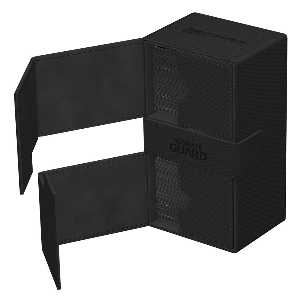 Ultimate Guard Twin Flip'n'tray 200+ Xenoskin - Black