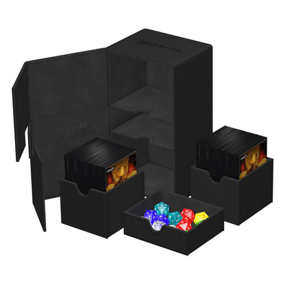 Ultimate Guard Twin Flip'n'tray 200+ Xenoskin - Black