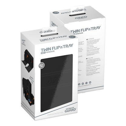 Ultimate Guard Twin Flip'n'tray 200+ Xenoskin - Black