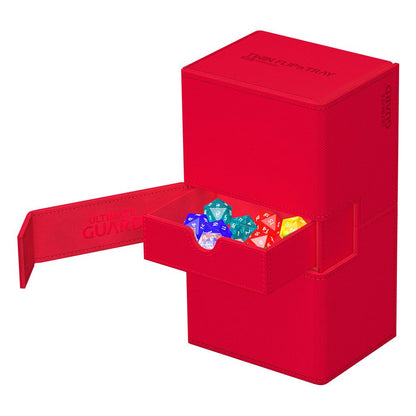 Ultimate Guard Twin Flip'n'tray 200+ Xenoskin - Red