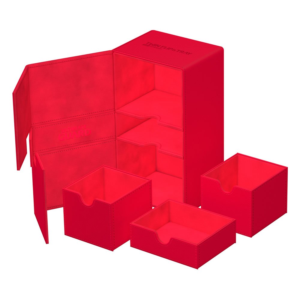 Ultimate Guard Twin Flip'n'tray 200+ Xenoskin - Red