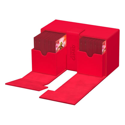 Ultimate Guard Twin Flip'n'tray 200+ Xenoskin - Red