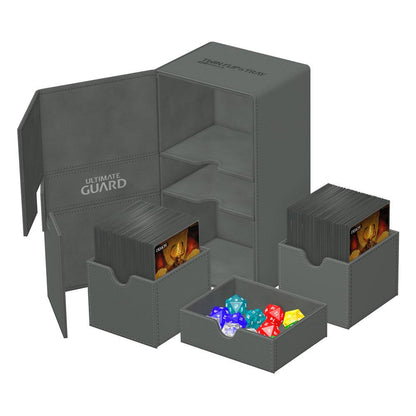 Ultimate Guard Twin Flip'n'tray 200+ Xenoskin - Gray