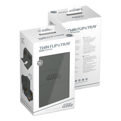Ultimate Guard Twin Flip'n'tray 200+ Xenoskin - Gray