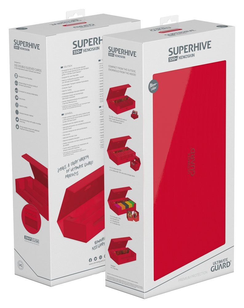 Ultimate Guard Superhive 550+ Xenoskin - Rood