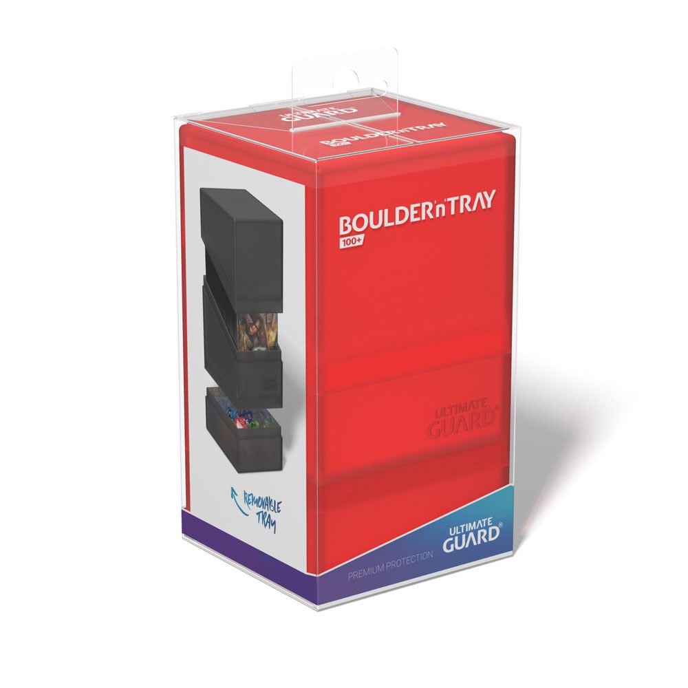 Ultimate Guard Boulder'n'tray 100+ - Ruby