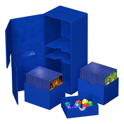 Ultimate Guard Twin Flip'n'tray 266+ Xenoskin - Blauw