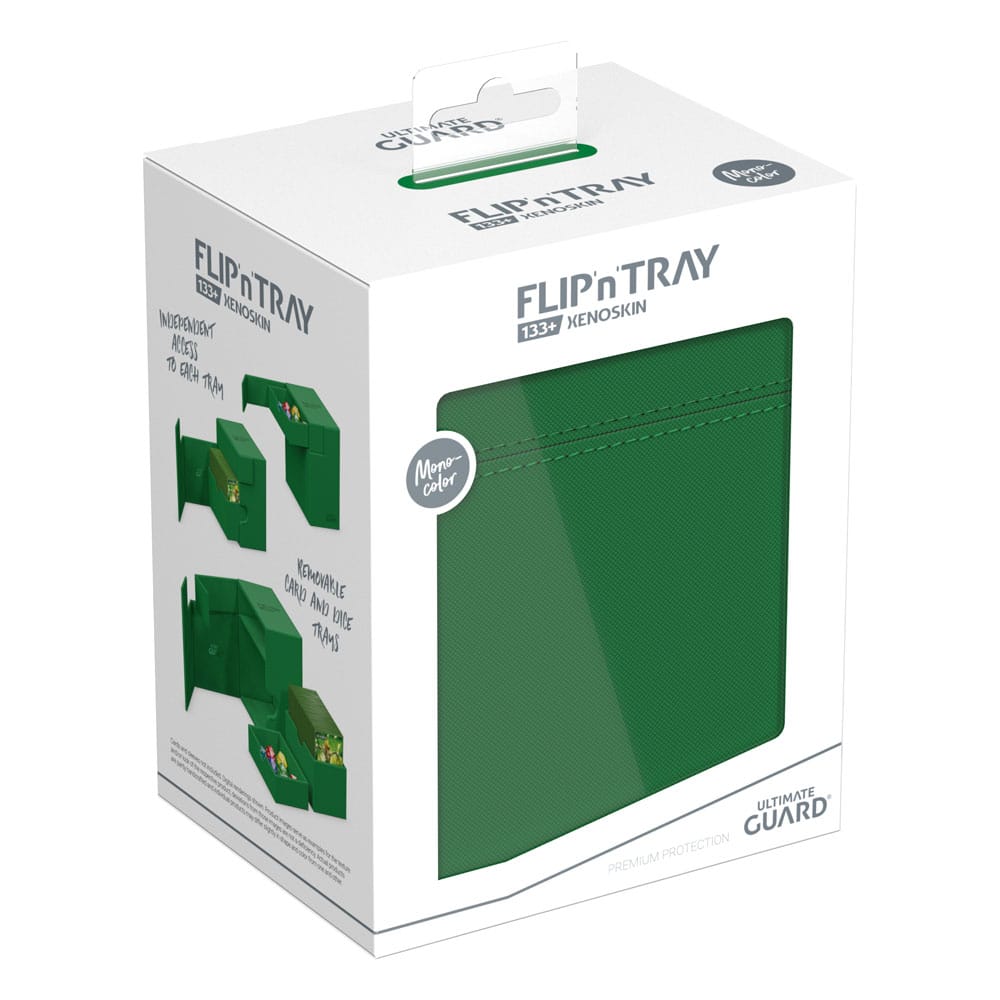 Ultimate Guard Flip'n'tray 133+ Xenoskin - Green