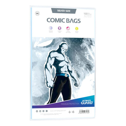 Ultimate Guard Comic Bags Standard (100) - Zilvermaat