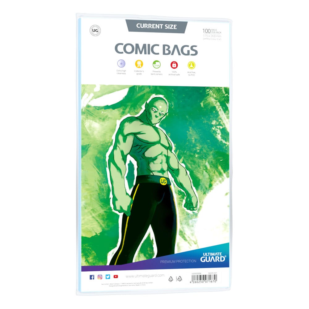 Ultimate Guard Comic Bags Standard (100) - Huidige maat