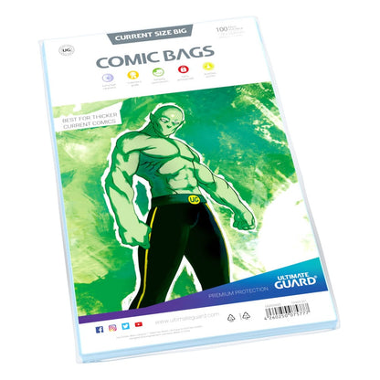Ultimate Guard Comic Bags Standard (100) - Huidige grootte groot