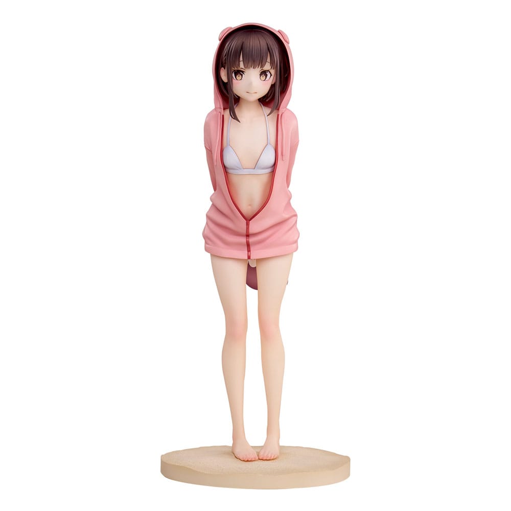 Origineel personage PVC standbeeld zwempak hoodie misaki illustratie door Jonsun 26 cm