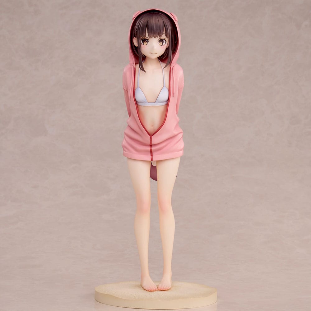 Origineel personage PVC standbeeld zwempak hoodie misaki illustratie door Jonsun 26 cm