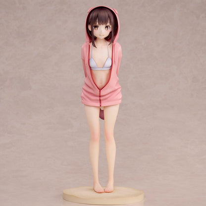 Origineel personage PVC standbeeld zwempak hoodie misaki illustratie door Jonsun 26 cm