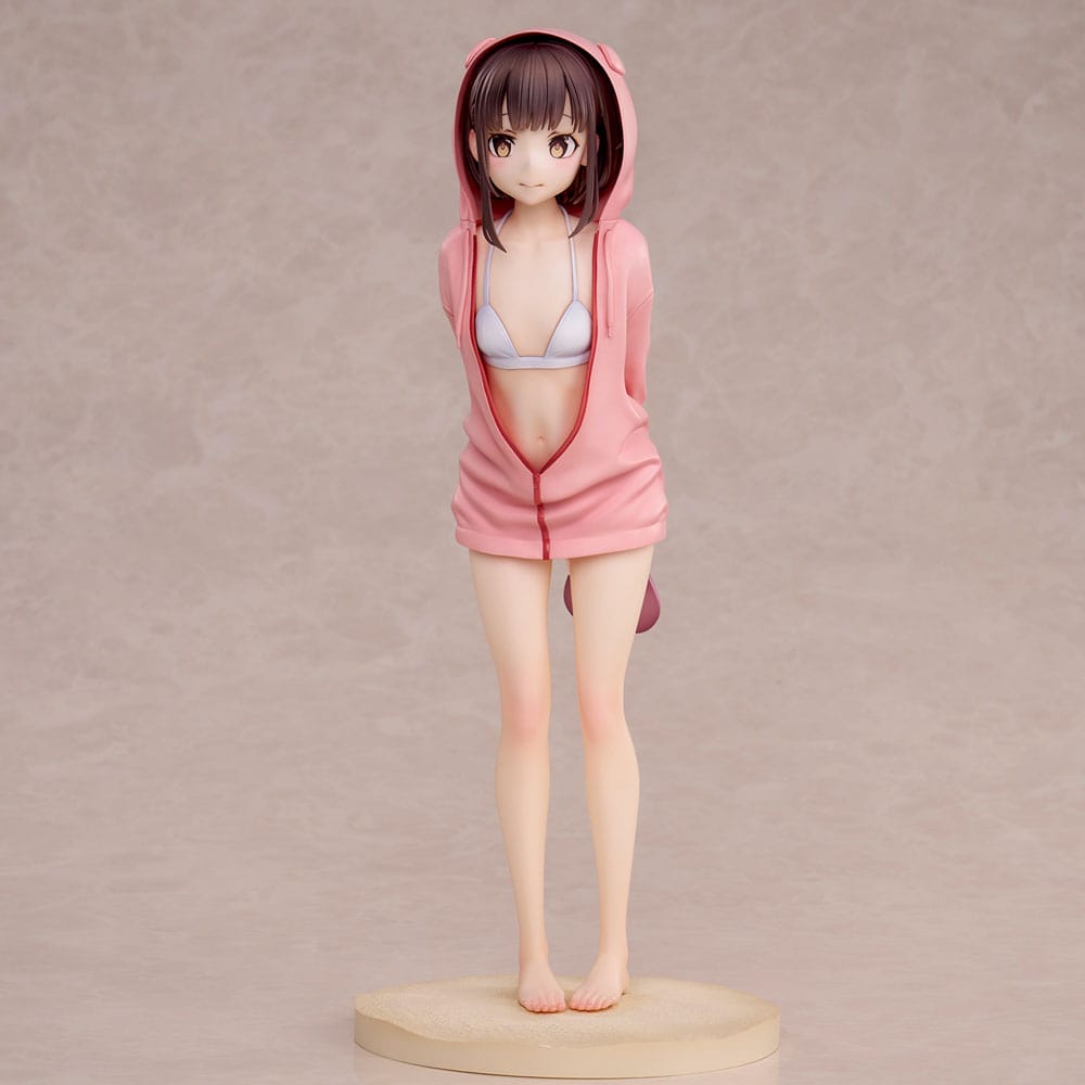 Origineel personage PVC standbeeld zwempak hoodie misaki illustratie door Jonsun 26 cm