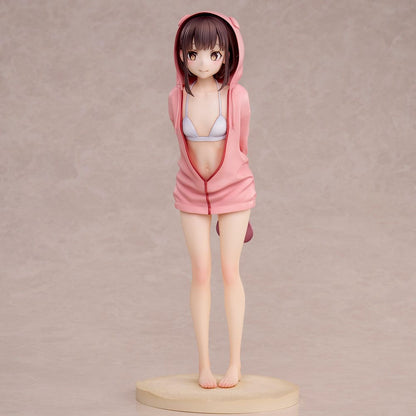 Origineel personage PVC standbeeld zwempak hoodie misaki illustratie door Jonsun 26 cm