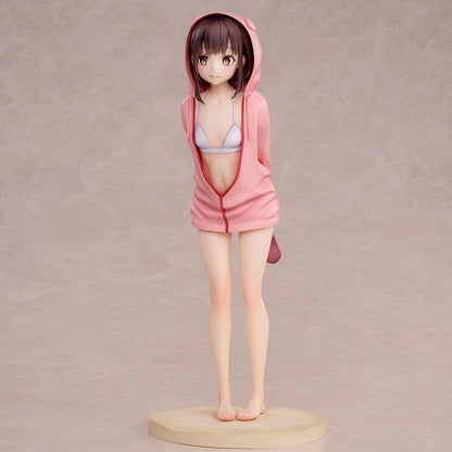 Origineel personage PVC standbeeld zwempak hoodie misaki illustratie door Jonsun 26 cm