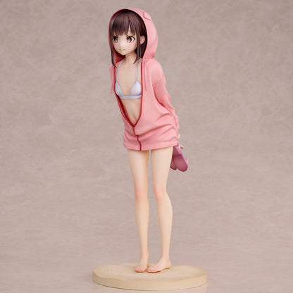 Origineel personage PVC standbeeld zwempak hoodie misaki illustratie door Jonsun 26 cm