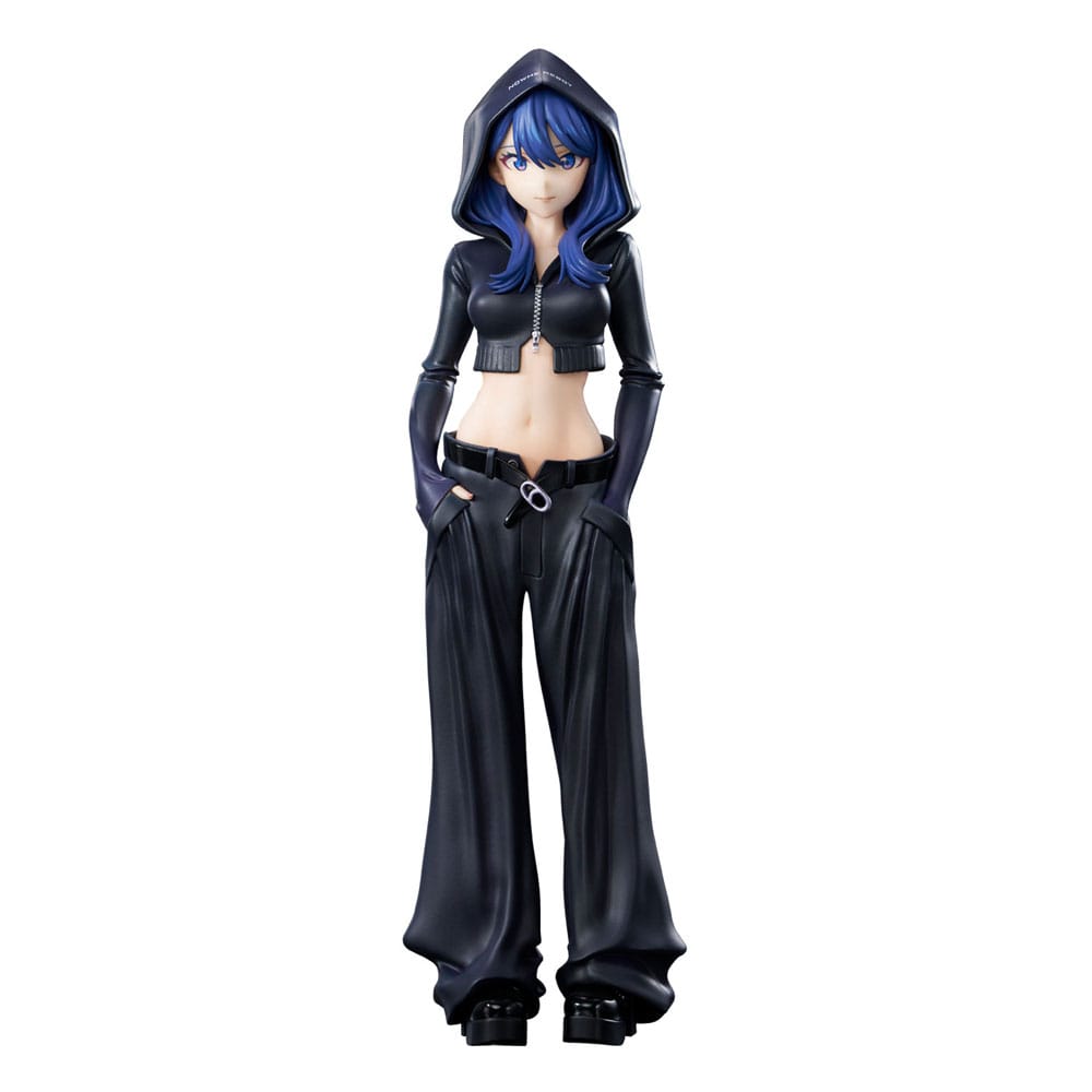 Gridman Universe Zozo Black Collection standbeeld PVC Rikka Takarada 24 cm