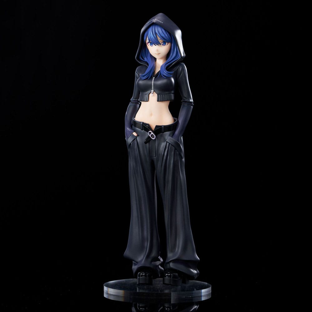 Gridman Universe Zozo Black Collection standbeeld PVC Rikka Takarada 24 cm