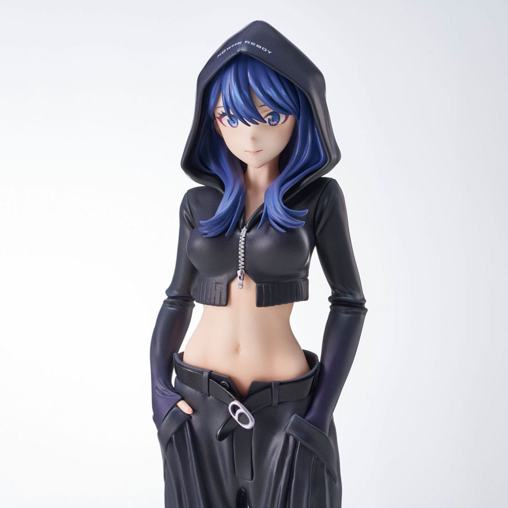 Gridman Universe Zozo Black Collection standbeeld PVC Rikka Takarada 24 cm