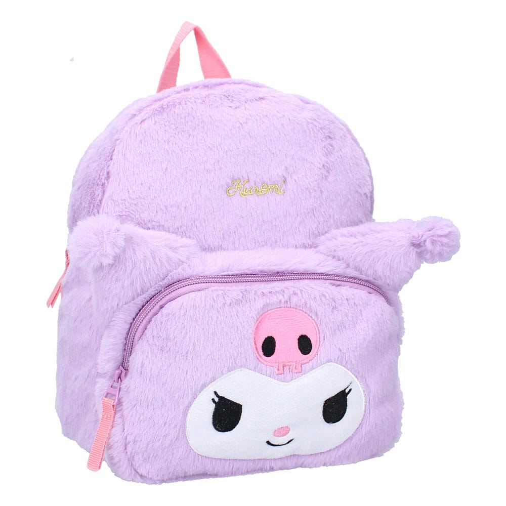 Sanrio Rugzak Kuromil Fluffy Festival Paars 26 cm
