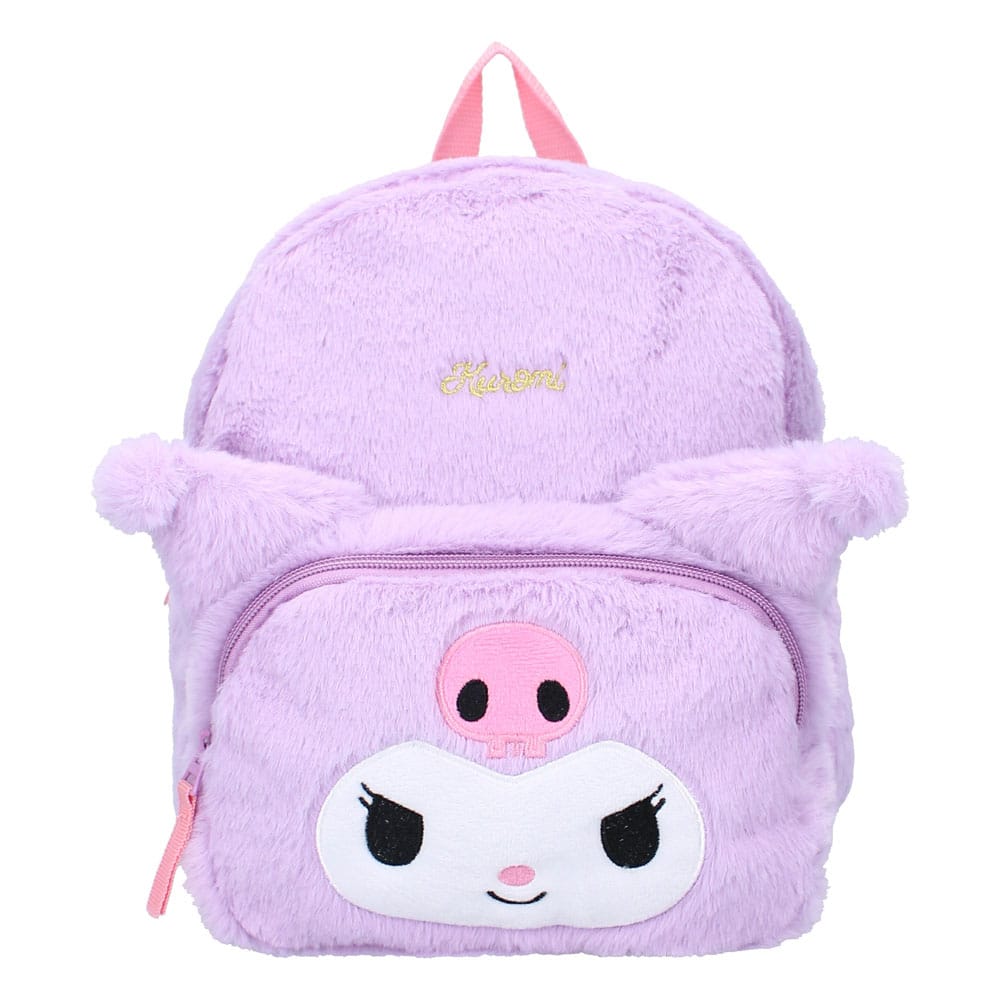 Sanrio Rugzak Kuromil Fluffy Festival Paars 26 cm