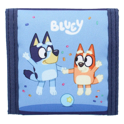 Bluey Wallet Black Bluey beste vrienden plezier