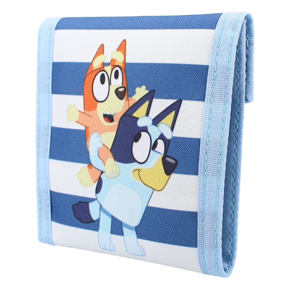 Bluey Wallet Black Bluey spring in de lol