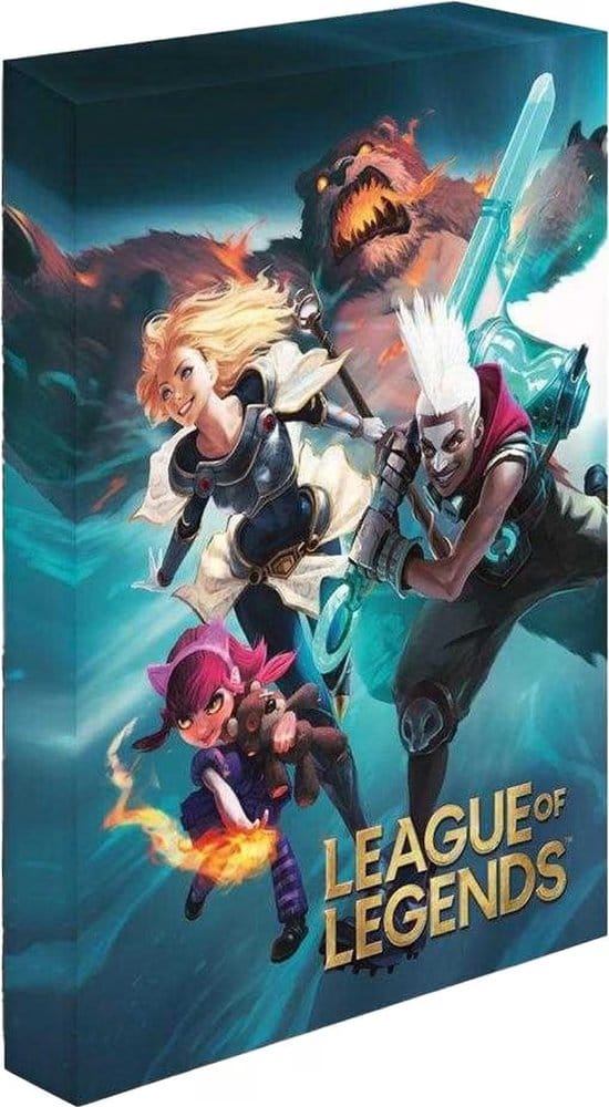 League of Legends Canvas Print met licht Fight for Glory