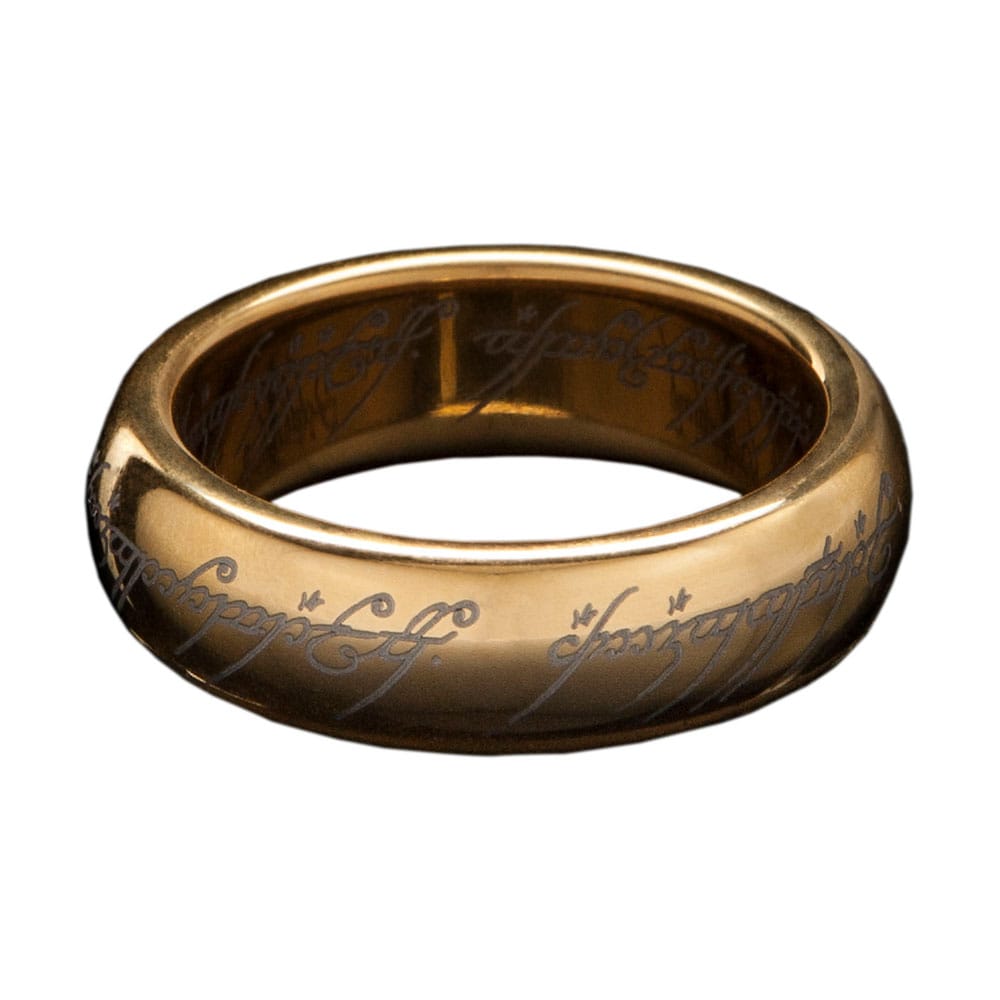 Lord of the Rings Tungsten Ring The One Ring (Gold Plated) maat 13