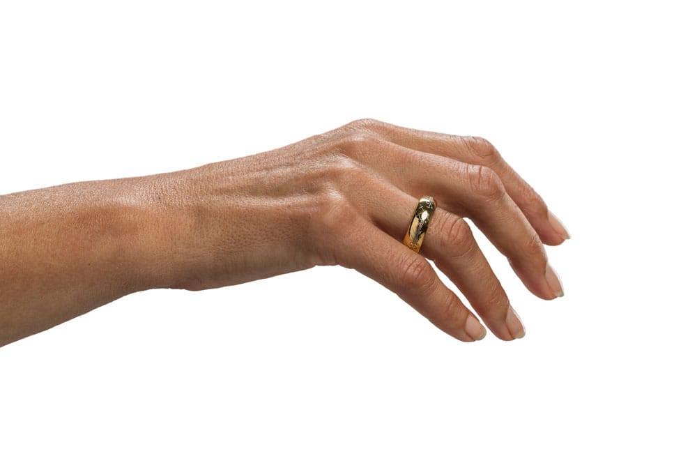 Lord of the Rings Tungsten Ring The One Ring (Gold Plated) maat 13