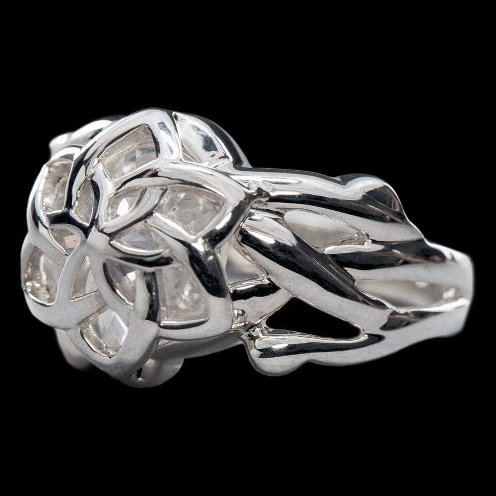 Lord of the Rings Nenya - The Ring of Galadriel (Sterling Silver) maat 9.75