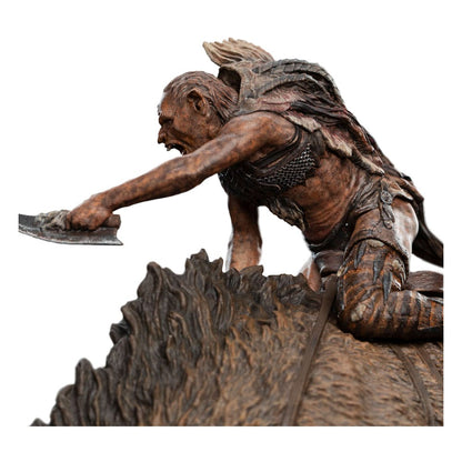 Lord of the Rings Minibeeldje Sharkû op Warg 18 cm