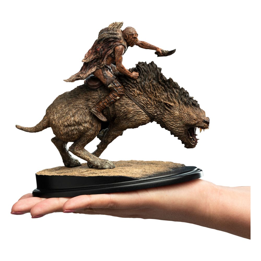 Lord of the Rings Minibeeldje Sharkû op Warg 18 cm