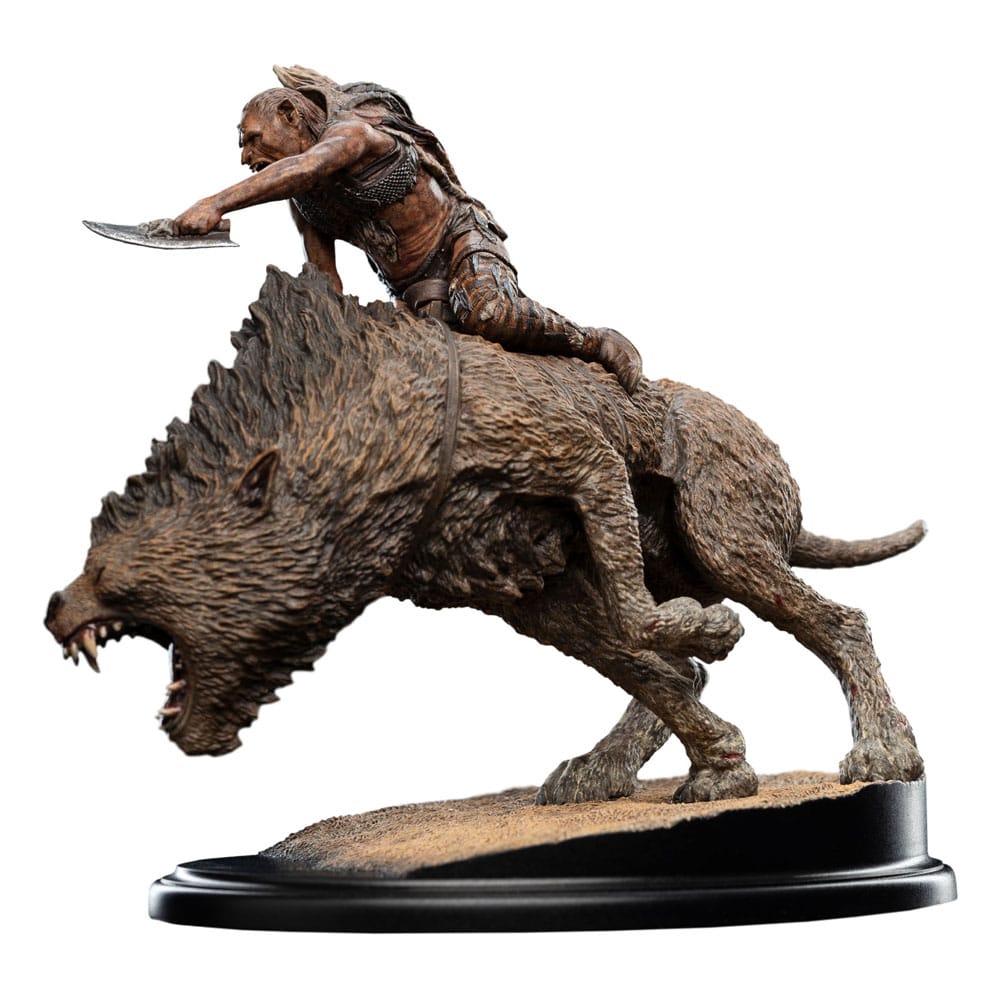 Lord of the Rings Minibeeldje Sharkû op Warg 18 cm