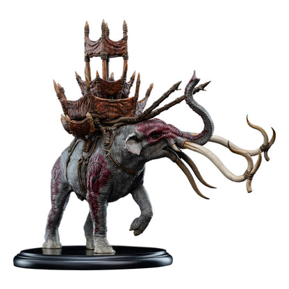 Lord of the Rings Minibeeldje Mumak in de strijd 17 cm