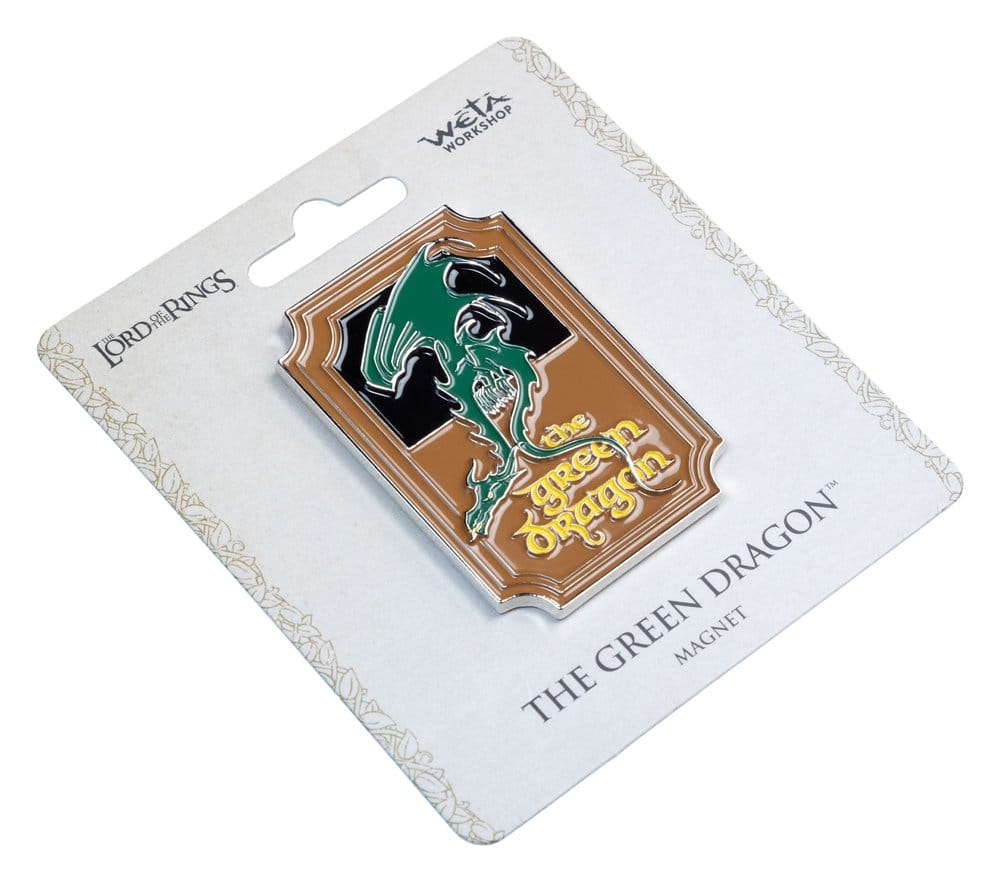 Lord of the Rings Magneet De Groene Draak (Emaille) 7 cm