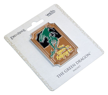 Lord of the Rings Magneet De Groene Draak (Emaille) 7 cm