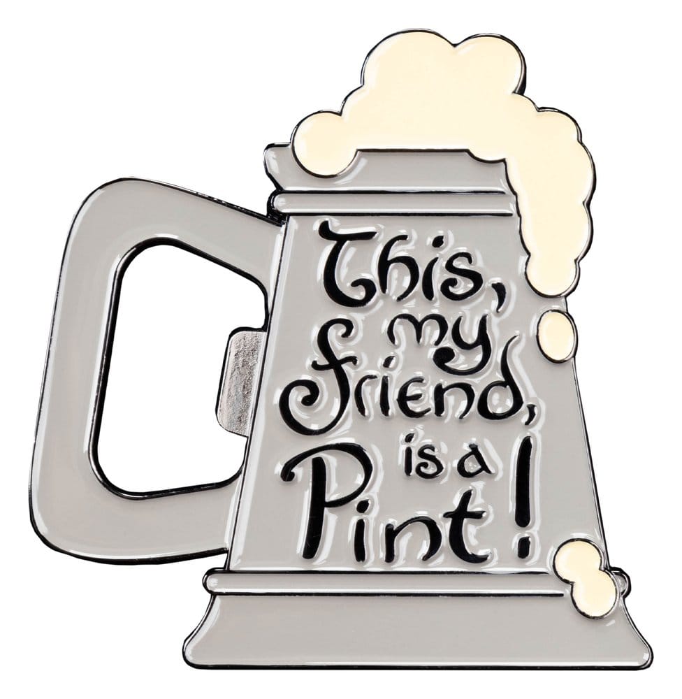 Lord of the Rings-magneet Dit, mijn vriend, is een pint! (Emaille) 7cm