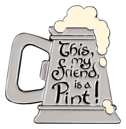 Lord of the Rings-magneet Dit, mijn vriend, is een pint! (Emaille) 7cm