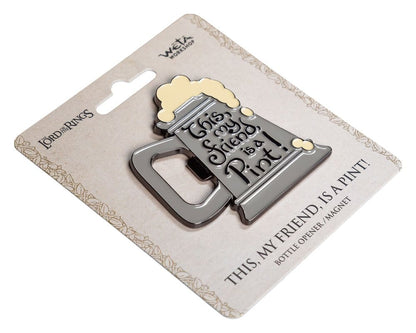 Lord of the Rings-magneet Dit, mijn vriend, is een pint! (Emaille) 7cm
