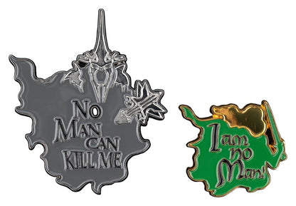 Lord of the Rings verzamelaarspins 2-pack Niemand kan mij vermoorden en ik ben geen man! 7 cm