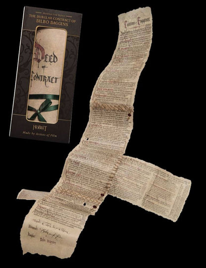 The Hobbit Mini Replica Het inbrekercontract van Bilbo Baggins