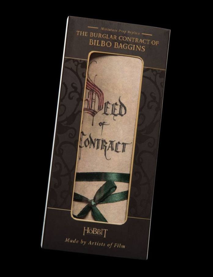The Hobbit Mini Replica Het inbrekercontract van Bilbo Baggins
