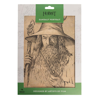 The Hobbit Art Print Portret van Gandalf The Gray 21 x 28 cm